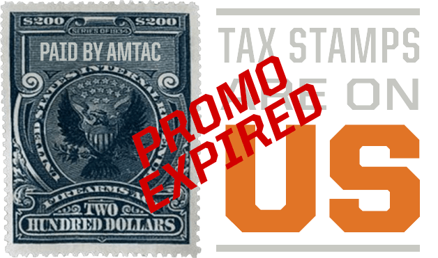 Tax Stamps are on us!